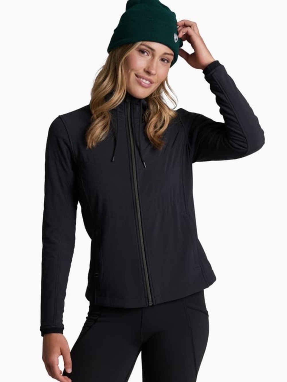 Kuhl Women's Aero Fleece Hoody Blackout Black Size Large